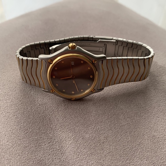 Ebel Wave Quartz Classic 18K/Steel Watch - Picture 16 of 17